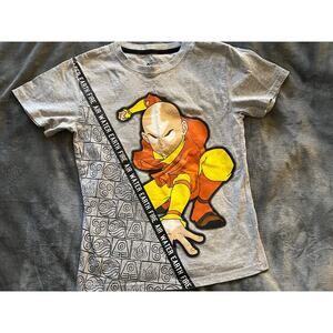 Aang Avatar The Last Airbender Youth Short Sleeve Sz L T-Shirt Nickelodeon